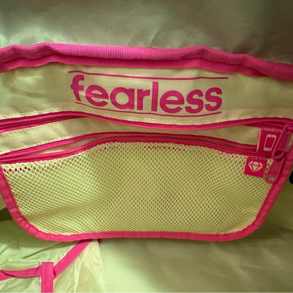 Adidas Fearless Black Pink Duffle Bag - Picture 6 of 7